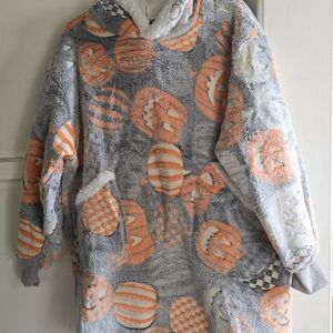 Cozy Pumpkin Print Kids Pajama Sleep Sack